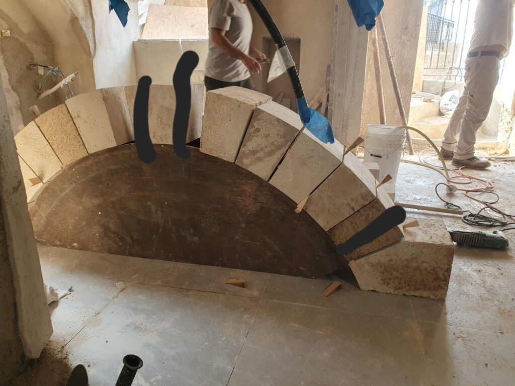 גומחה קשתית קטנה גמורה